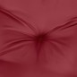 vidaXL Cuscino per Pallet Rosso Vino 70x70x12 cm in Tessuto