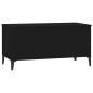 Tavolino da Salotto Nero 90x44,5x45 cm in Legno Multistrato Tavolino da Salotto Nero 90x44,5x45 cm in Legno Multistrato
