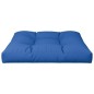 vidaXL Cuscino per Pallet Blu Reale 80x80x12 cm in Tessuto
