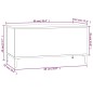 Tavolino da Salotto Nero 90x44,5x45 cm in Legno Multistrato Tavolino da Salotto Nero 90x44,5x45 cm in Legno Multistrato