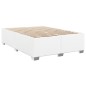 vidaXL Giroletto a Molle con Materasso Bianco 160x200 cm in Similpelle vidaXL Giroletto a Molle con Materasso Bianco 160x200 cm in Similpelle