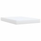 vidaXL Giroletto a Molle con Materasso Bianco 160x200 cm in Similpelle vidaXL Giroletto a Molle con Materasso Bianco 160x200 cm in Similpelle