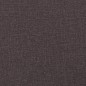 vidaXL Giroletto a Molle con Materasso Marrone Scuro 200x200cm Tessuto vidaXL Giroletto a Molle con Materasso Marrone Scuro 200x200cm Tessuto