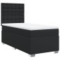 vidaXL Giroletto a Molle con Materasso Nero 90x200 cm in Similpelle vidaXL Giroletto a Molle con Materasso Nero 90x200 cm in Similpelle