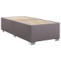 vidaXL Giroletto a Molle con Materasso Grigio 100x200 cm in Similpelle vidaXL Giroletto a Molle con Materasso Grigio 100x200 cm in Similpelle