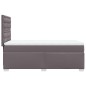 vidaXL Giroletto a Molle con Materasso Grigio 100x200 cm in Similpelle vidaXL Giroletto a Molle con Materasso Grigio 100x200 cm in Similpelle