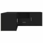 vidaXL Mobile Angolare Nero 200x40x45 cm in Truciolato vidaXL Mobile Angolare Nero 200x40x45 cm in Truciolato