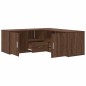 vidaXL Mobile Angolare Rovere Marrone 200x40x45 cm in Truciolato vidaXL Mobile Angolare Rovere Marrone 200x40x45 cm in Truciolato
