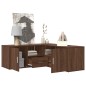 vidaXL Mobile Angolare Rovere Marrone 200x40x45 cm in Truciolato vidaXL Mobile Angolare Rovere Marrone 200x40x45 cm in Truciolato