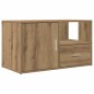 vidaXL Mobile Angolare Rovere Artigianale 200x40x45 cm in Truciolato vidaXL Mobile Angolare Rovere Artigianale 200x40x45 cm in Truciolato