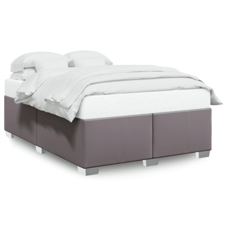 vidaXL Giroletto Grigio 140x190 cm in Similpelle