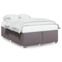 vidaXL Giroletto Grigio 160x200 cm in Similpelle