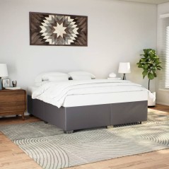 vidaXL Giroletto Grigio 180x200 cm in Similpelle