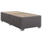 vidaXL Giroletto a Molle con Materasso Grigio 90x190 cm in Similpelle vidaXL Giroletto a Molle con Materasso Grigio 90x190 cm in Similpelle