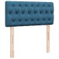 vidaXL Giroletto a Molle con Materasso Blu 80x200 cm in Velluto vidaXL Giroletto a Molle con Materasso Blu 80x200 cm in Velluto