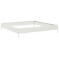 vidaXL Fioriera Rialzata da Giardino Bianca 100x100x18,5 cm in Acciaio vidaXL Fioriera Rialzata da Giardino Bianca 100x100x18,5 cm in Acciaio