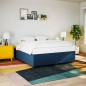 vidaXL Giroletto a Molle con Materasso Blu 180x200 cm in Tessuto vidaXL Giroletto a Molle con Materasso Blu 180x200 cm in Tessuto