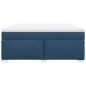 vidaXL Giroletto a Molle con Materasso Blu 180x200 cm in Tessuto vidaXL Giroletto a Molle con Materasso Blu 180x200 cm in Tessuto
