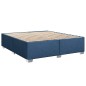 vidaXL Giroletto a Molle con Materasso Blu 180x200 cm in Tessuto vidaXL Giroletto a Molle con Materasso Blu 180x200 cm in Tessuto