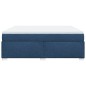 vidaXL Giroletto a Molle con Materasso Blu 180x200 cm in Tessuto vidaXL Giroletto a Molle con Materasso Blu 180x200 cm in Tessuto