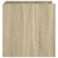 vidaXL Comodino Rovere Sonoma 45x50x50 cm in Legno Multistrato