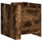 vidaXL Comodino Rovere Fumo 45x50x50 cm in Truciolato vidaXL Comodino Rovere Fumo 45x50x50 cm in Truciolato
