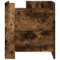 vidaXL Comodino Rovere Fumo 45x50x50 cm in Truciolato vidaXL Comodino Rovere Fumo 45x50x50 cm in Truciolato