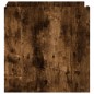 vidaXL Comodino Rovere Fumo 45x50x50 cm in Truciolato vidaXL Comodino Rovere Fumo 45x50x50 cm in Truciolato