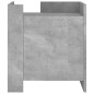vidaXL Comodino Grigio Cemento 45x50x50 cm in Truciolato vidaXL Comodino Grigio Cemento 45x50x50 cm in Truciolato