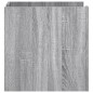 vidaXL Comodino Grigio Sonoma 45x50x50 cm in Truciolato