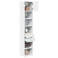 vidaXL Mobile Sottile Bianco 40x42,5x225 cm in Truciolato vidaXL Mobile Sottile Bianco 40x42,5x225 cm in Truciolato