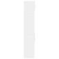 vidaXL Mobile Sottile Bianco 40x42,5x225 cm in Truciolato vidaXL Mobile Sottile Bianco 40x42,5x225 cm in Truciolato