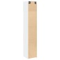 vidaXL Mobile Sottile Bianco 40x42,5x225 cm in Truciolato vidaXL Mobile Sottile Bianco 40x42,5x225 cm in Truciolato