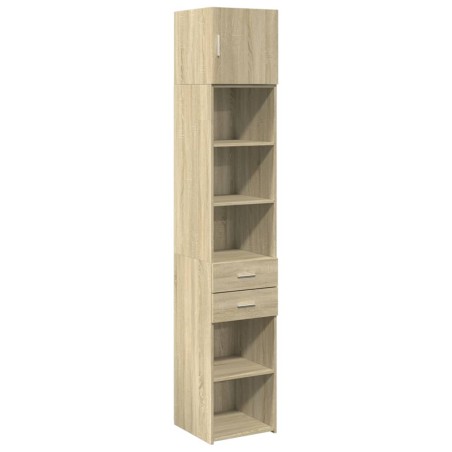 vidaXL Mobile Sottile Rovere Sonoma 40x42,5x225 cm in Truciolato