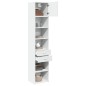 vidaXL Mobile Sottile Bianco 45x42,5x225 cm in Truciolato vidaXL Mobile Sottile Bianco 45x42,5x225 cm in Truciolato