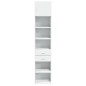 vidaXL Mobile Sottile Bianco 45x42,5x225 cm in Truciolato vidaXL Mobile Sottile Bianco 45x42,5x225 cm in Truciolato
