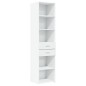 vidaXL Mobile Sottile Bianco 45x42,5x225 cm in Truciolato vidaXL Mobile Sottile Bianco 45x42,5x225 cm in Truciolato