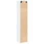 vidaXL Mobile Sottile Bianco 45x42,5x225 cm in Truciolato vidaXL Mobile Sottile Bianco 45x42,5x225 cm in Truciolato