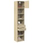 vidaXL Mobile Sottile Rovere Sonoma 45x42,5x225 cm in Truciolato vidaXL Mobile Sottile Rovere Sonoma 45x42,5x225 cm in Truciolato