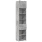 vidaXL Mobile Sottile Grigio Cemento 50x42,5x225 cm in Truciolato vidaXL Mobile Sottile Grigio Cemento 50x42,5x225 cm in Truciolato