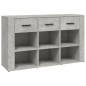Credenza Grigio Cemento 100x30x59,5 cm in Legno Multistrato Credenza Grigio Cemento 100x30x59,5 cm in Legno Multistrato