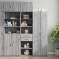 vidaXL Mobile Sottile Grigio Sonoma 50x42,5x225 cm in Truciolato vidaXL Mobile Sottile Grigio Sonoma 50x42,5x225 cm in Truciolato