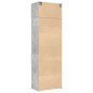 vidaXL Armadietto Grigio Cemento 70x42,5x225 cm in Legno Multistrato vidaXL Armadietto Grigio Cemento 70x42,5x225 cm in Legno Multistrato