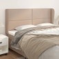 vidaXL Testiera ad Orecchio Cappuccino 203x23x118/128 cm in Similpelle vidaXL Testiera ad Orecchio Cappuccino 203x23x118/128 cm in Similpelle