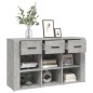 Credenza Grigio Cemento 100x30x59,5 cm in Legno Multistrato Credenza Grigio Cemento 100x30x59,5 cm in Legno Multistrato