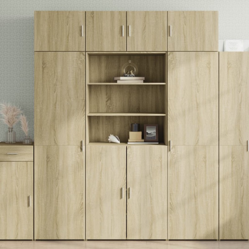 vidaXL Armadietto Rovere Sonoma 80x42,5x225 cm in Truciolato vidaXL Armadietto Rovere Sonoma 80x42,5x225 cm in Truciolato