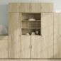 vidaXL Armadietto Rovere Sonoma 80x42,5x225 cm in Truciolato vidaXL Armadietto Rovere Sonoma 80x42,5x225 cm in Truciolato