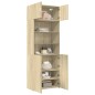 vidaXL Armadietto Rovere Sonoma 80x42,5x225 cm in Truciolato vidaXL Armadietto Rovere Sonoma 80x42,5x225 cm in Truciolato