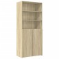 vidaXL Armadietto Rovere Sonoma 80x42,5x225 cm in Truciolato vidaXL Armadietto Rovere Sonoma 80x42,5x225 cm in Truciolato