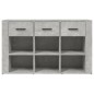 Credenza Grigio Cemento 100x30x59,5 cm in Legno Multistrato Credenza Grigio Cemento 100x30x59,5 cm in Legno Multistrato